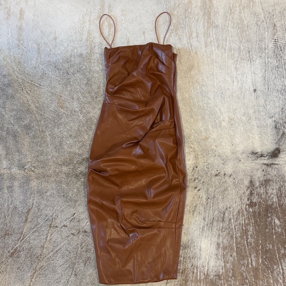 Nookie Brown Midi Dress